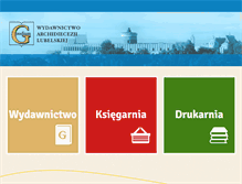 Tablet Screenshot of gaudium.pl